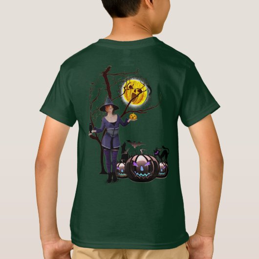 Halloween-tijd T-shirt (Achterkant)