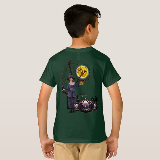 Halloween-tijd T-shirt (Achterkant volledig)