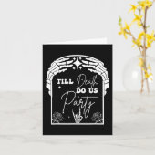 Halloween Til Death Do US Party Bachelorette Match Kaart (Gele Bloem)