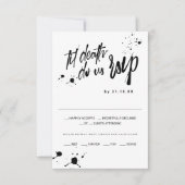 Halloween Til Death Do Us RSVP Wedding (Voorkant)