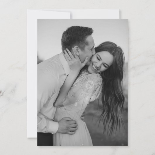 Halloween Till Death Do Us Part Bridal Shower Kaart (Achterkant)