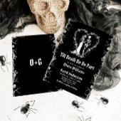 Halloween Till Death Do Us Part Gothic Wedding Kaart