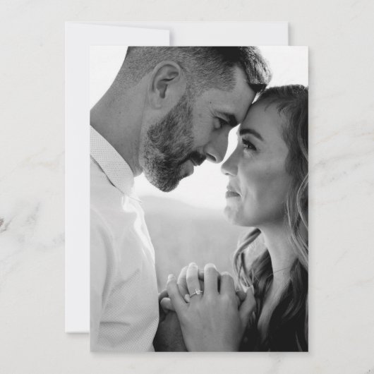 Halloween Till Death Do Us Part Vrijgezellenfeest Kaart (Achterkant)