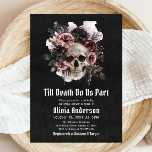 Halloween Till Death Do Us Part Vrijgezellenfeest Kaart
