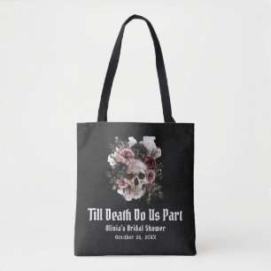 Halloween Till Death Do Us Part Vrijgezellenfeest Tote Bag