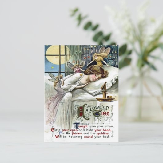 Halloween Time Briefkaart (Staand voorkant)