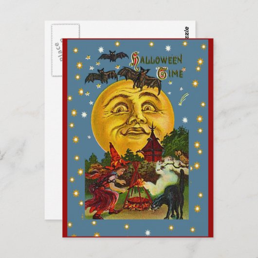 Halloween Time Cards en Briefkaarten (Voorkant / Achterkant)