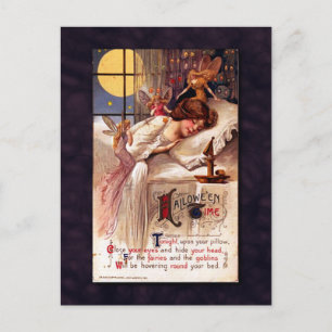 halloween Time Faeries en Slaapmeisjes Briefkaart