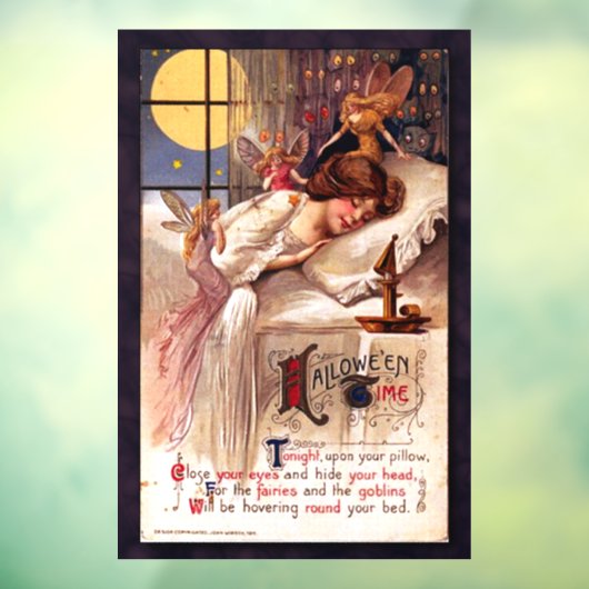  halloween Time Faeries en Slaapmeisjes Raamsticker (Vel 3)