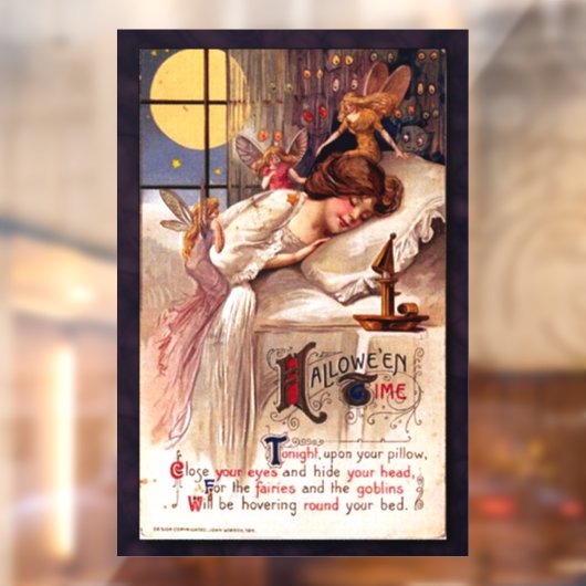  halloween Time Faeries en Slaapmeisjes Raamsticker (Vel 2)