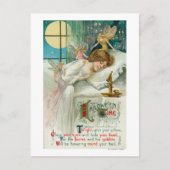 Halloween Time Fairies rond slaapvrouw Briefkaart (Voorkant)