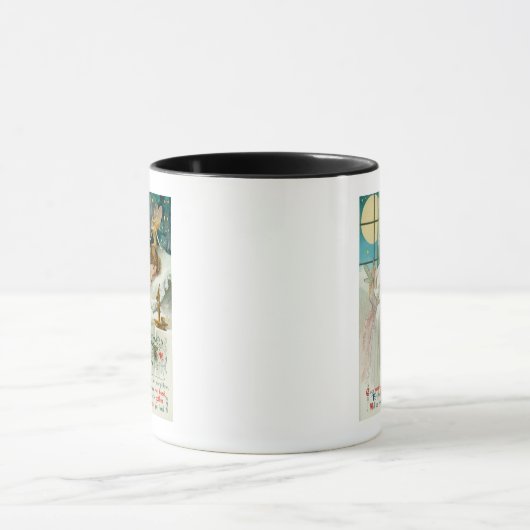 Halloween Time Fairies rond slaapvrouw Mok (Midden)