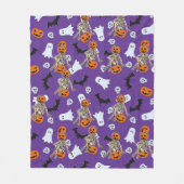 Halloween Time Fleece Deken (Voorkant)
