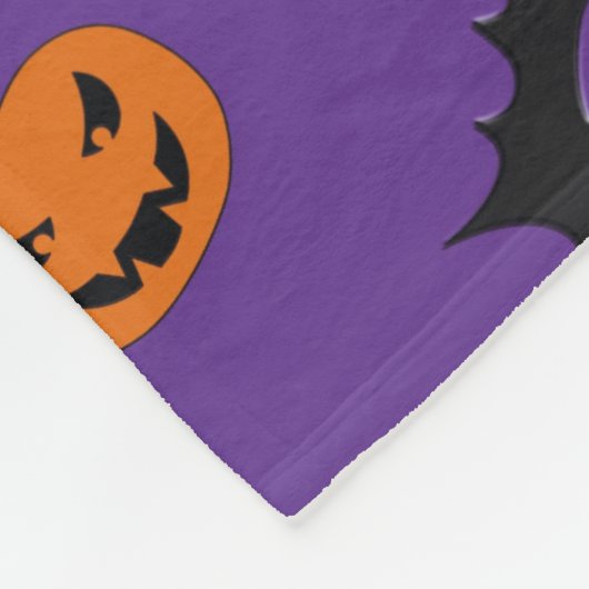 Halloween Time Fleece Deken (Hoek)