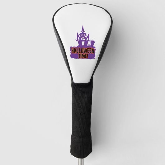 Halloween Time. Golfheadcover (Voorkant)