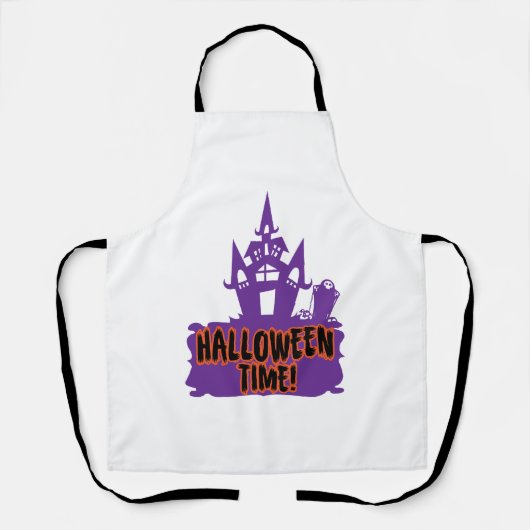 Halloween Time. Schort (Voorkant)