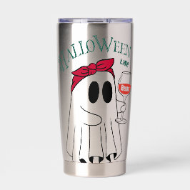 Halloween Time Spooky Geïsoleerde Drinkbeker