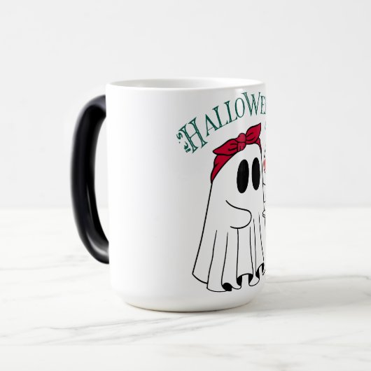 Halloween Time Spooky Magische Mok (Voorkant links)