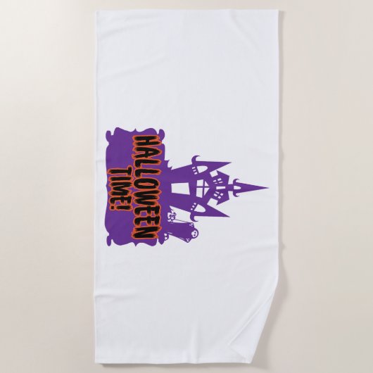 Halloween Time. Strandlaken (Voorkant)