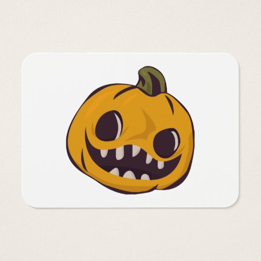 Halloween Time Visitekaartje (Voorkant)