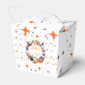 Halloween Tiny Feet, Spooky Sweet Baby shower Bedankdoosjes (Achterkant)