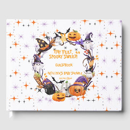 Halloween Tiny Feet, Spooky Sweet Baby shower Gastenboek