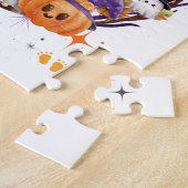 Halloween Tiny Feet, Spooky Sweet Baby shower Legpuzzel (Zijkant)