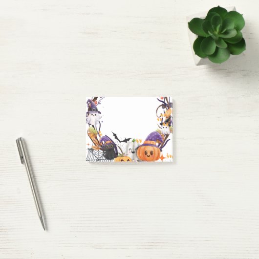 Halloween Tiny Feet, Spooky Sweet Baby shower Post-it® Notes (Kantoor)