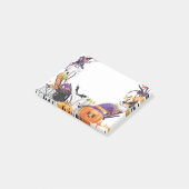 Halloween Tiny Feet, Spooky Sweet Baby shower Post-it® Notes (Schuin)
