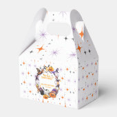 Halloween Tiny Feet, Spooky Sweet Baby shower S Bedankdoosjes (Achterkant)