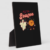 Halloween Tis The Season Retro Costume Groovy Wome Fotoplaat (Zijkant)