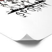 Halloween Tis The Season To Spooky Dancing Skeleto Poster (Hoek)