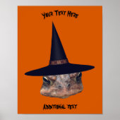 Halloween Toad Face Witch gepersonaliseerd Poster (Voorkant)