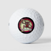Halloween Toernooi Weerwolf gepersonaliseerd Golfballen (Voorkant)