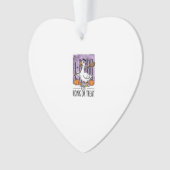 Halloween Toeter of Behandeling Heks Gans Ornament (voorkant)