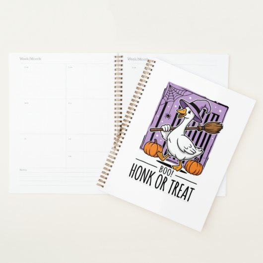Halloween Toeter of Behandeling Heks Gans Planner (Display)