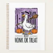 Halloween Toeter of Behandeling Heks Gans Planner (Voorkant)