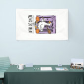 Halloween Toeter of Behandeling Heks Gans Spandoek (Beurs)