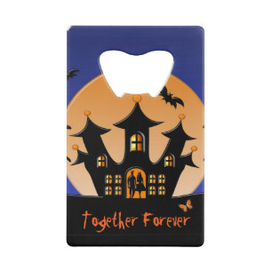 Halloween Together Forever - Kaart Bottle Opener Creditkaart Flessenopener