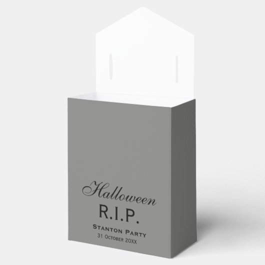 Halloween Tombstone Bedankdoosjes (Geopend)