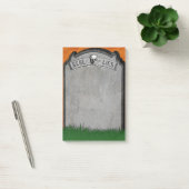 Halloween Tombstone Grave Skull Crossbones Post-it® Notes (Kantoor)