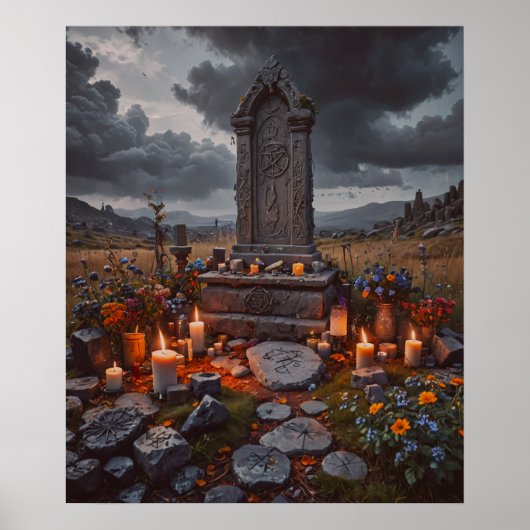 Halloween Tombstone Poster (Voorkant)