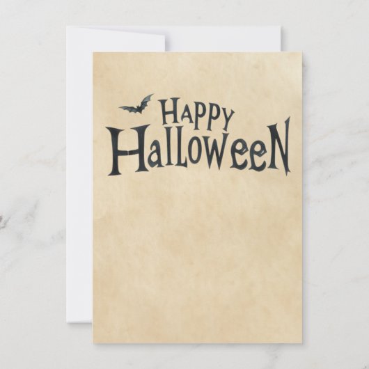 Halloween Tombstone Wenskaart (Achterkant)