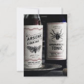 Halloween Tonic CHANGE COLOR - Invitaties / RSVP Kaart (Voorkant)