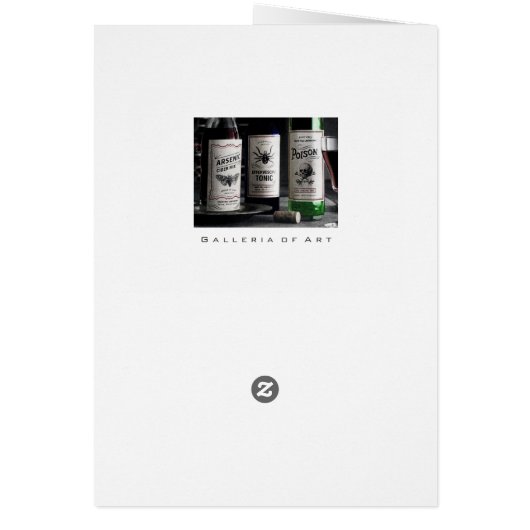 Halloween Tonic ~ Kaart (Achterkant)