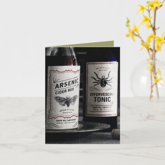 Halloween Tonic ~ Kaart (Gele Bloem)