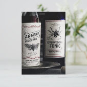 Halloween Tonic VERANDER DE KLEUR - Uitnodigingen (Staand voorkant)