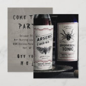 Halloween Tonic VERANDER DE KLEUR - Uitnodigingen (Voorkant / Achterkant)