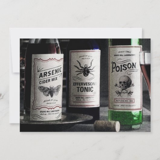 Halloween Tonic VERANDER KLEUR - Uitnodigingen / R (Voorkant)