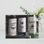 Halloween Tonic VERANDER KLEUR - Uitnodigingen / R (Staand voorkant)
